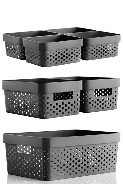 Nandy Home 7 Parça Çok Amaçlı Düzenleyici Penta Köşeli Sepet