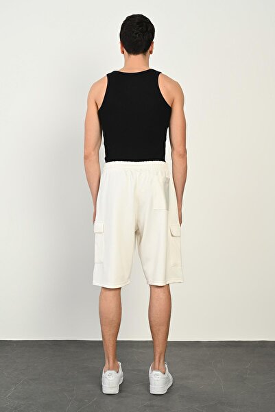 Rocqerx R-4374 Model Cargo Pocket Diver Elastic Waist Shorts