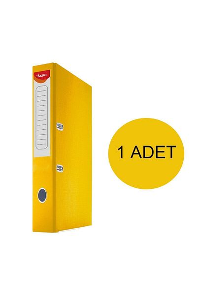 Noki Narrow Plastic Folder (56412-030) Yellow 1 Piece