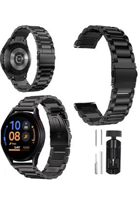 Fibaks Samsung Galaxy Watch 42mm 20MM Krd 04 Ak ll Saat Kordonu Metal Kordon Kay Bileklik