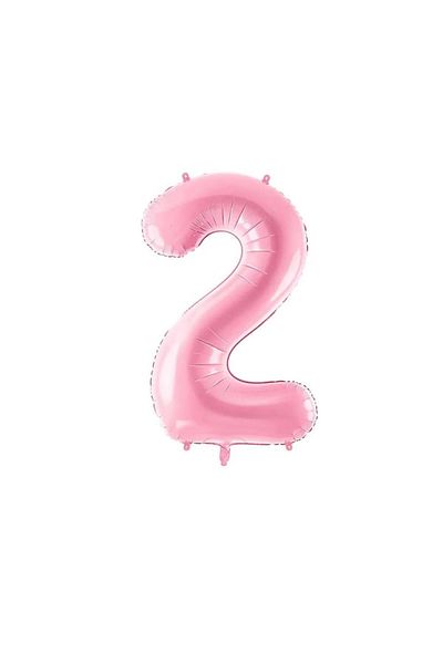 Ata Parti Dünyası 34 Inch Light Pink 75 Cm Foil Balloon - 2 Figures