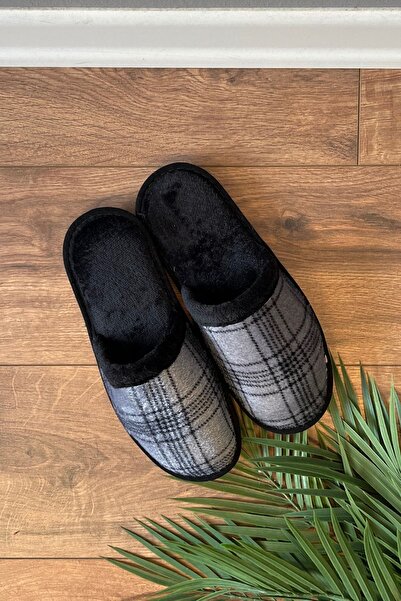 FUGA MODA Ανδρικές παντόφλες σπιτιού με ριγέ σχέδια Florida Anthracite