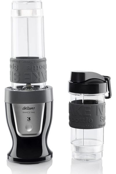Arzum Blender Shaken Take Smoothie Misty 300 Watts Black Color Model - AR1032-1 Years Full Warranty.