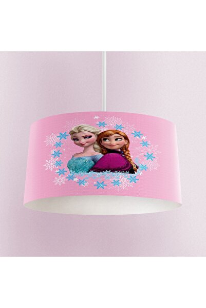 Talia Home Pembe Elsa Anna Desen Çocuk Ve Bebek Odası Sarkıt Avize Tlav-153