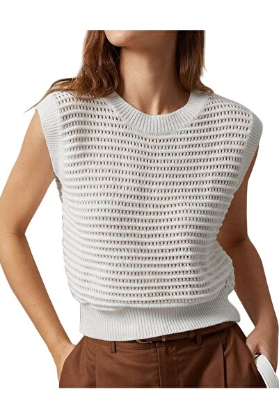 youknitwear you طاقم الرقبة Crochet تريكو تي شيرت