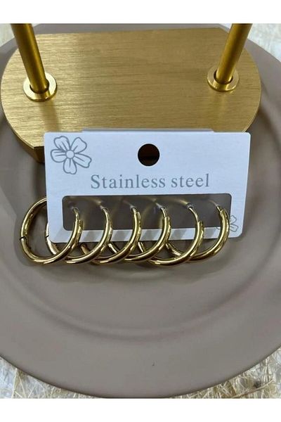 AntBls Multiple Steel Earrings