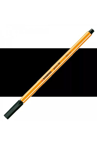 Stabilo Black Fine Felt Tip Pen - Point 88 (1 Piece)