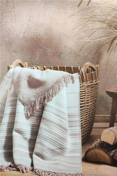 Özdilek Mission Blanket Cotton Knee 130X170 Powder