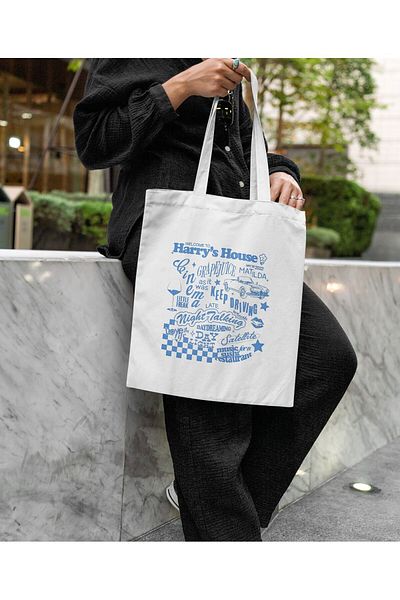 daystore Harry's House - Πορτοκαλί υφασμάτινη τσάντα