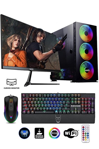 IZOLY Altairus X I3-10100f 8gb 512gb M.2 Nvme 1660s 6gb 24" Oyuncu Masaüstü B...