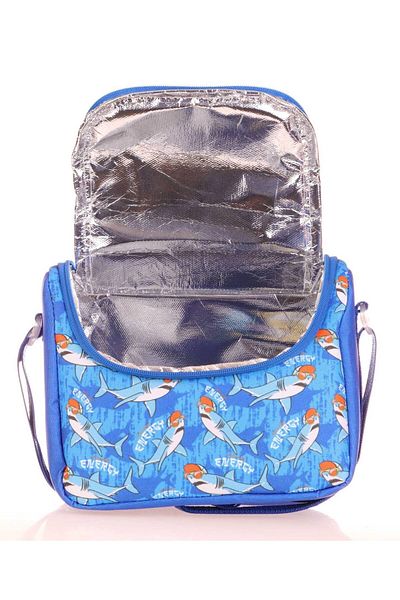 KAUKKO Set cutie de prânz și suport pentru stilou pentru băiat Blue Whale - izolat termic