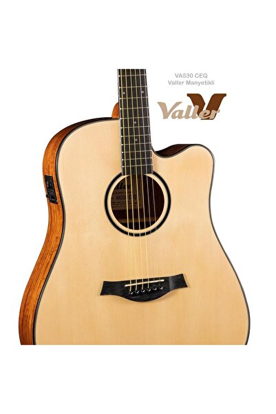 VALLER Va530ceq Cutaway Elektro Akustik Gitar Parlak Cilalı