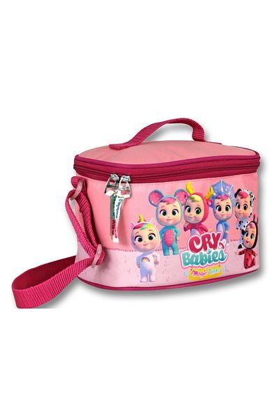 ÜMİT ÇANTA Cry Babies Fantasy Burgundy-Pink Girl's Lunchbox - Thermal Insulated