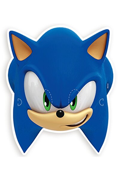 Partijet Sonic Lisanslı Kağıt Maske 6'lı