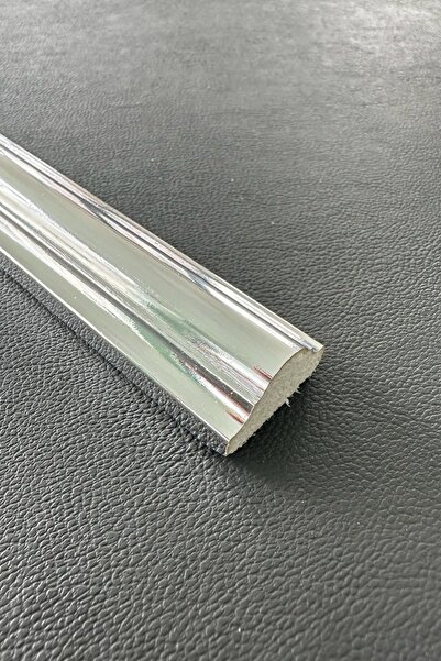 DİECOR Dekoratif Polistren 1 Adet Gümüş-silver 2,5 Cm Duvar Çıtası