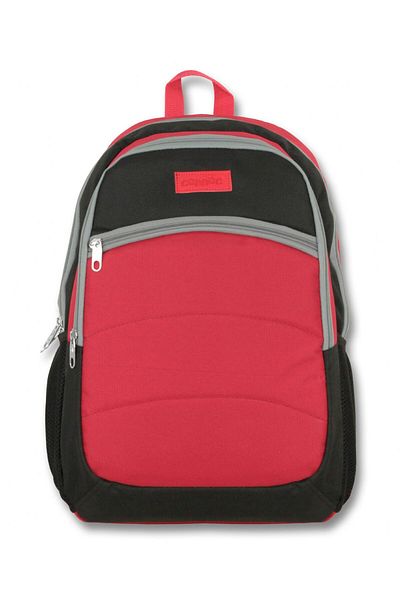 ÜMİT ÇANTA Men's Junior High School College High School Daily Backpack - Ümit Cennec, Red-Black