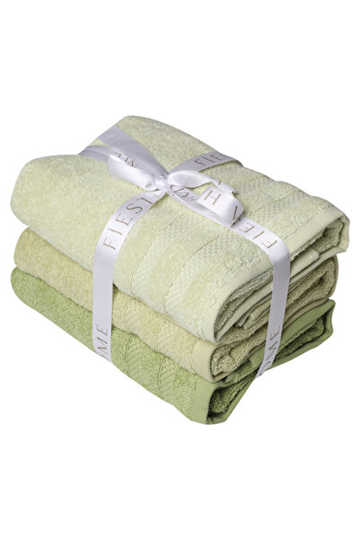 Fiesta Home فييستا هوم - طقم مناشف حمام 3 قطع 90x150 سم