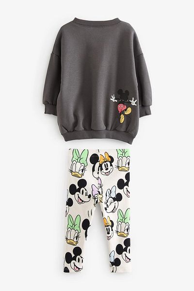 Monila Girl's Cotton 3 Thread Printed Ribbed Tights Set