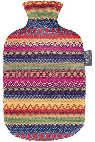 Janissary Fleece Covered Thermofor Hot Water Bag Abdominal Pain Waist Foot Warmer