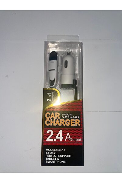 KGN AUTO ACCESSORIES Kgn Araç Hızlı Şarj Cihazı Çift Uçlu 2.4 Amper Ios Ve An...