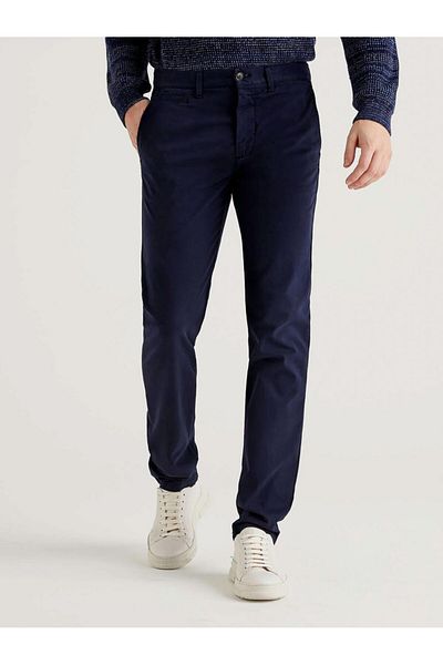 Benetton Men's Trousers Black 4Dkh55I18-R