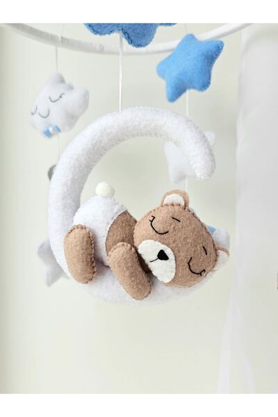 EFSBABY (Müzikli)Erkek Bebek Dönencesi Ayıcıklı Dönence