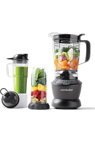 Nutribullet Full Size Blender + Combo 1200 Watts, 9pc, High Speed Blender, Smoothie Maker, Dark Grey