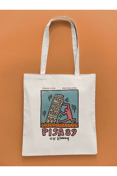 daystore Υφασμάτινη τσάντα Keith Haring Pisa89