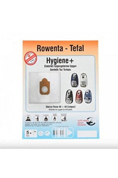 Universal Rowenta Tefal Hygiene 5-piece Cloth Bag Set