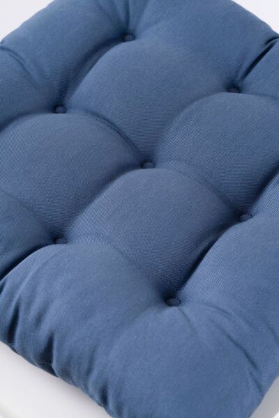 ALTINPAMUK Daisy Pofidik Petrol Chair Cushion Special 9 Stitched Laced