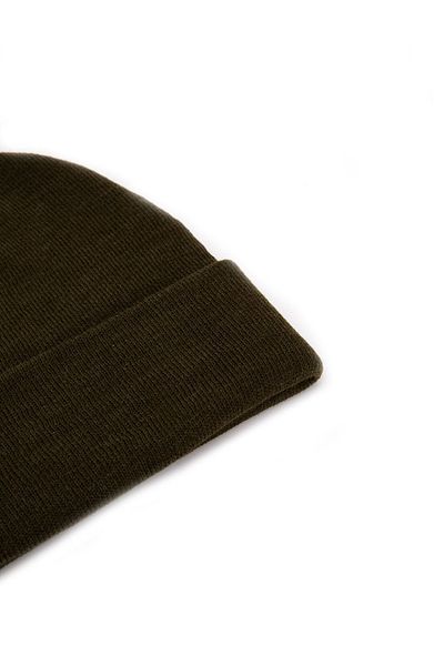 Streak Men's Folded Beret Hat Winter Khaki