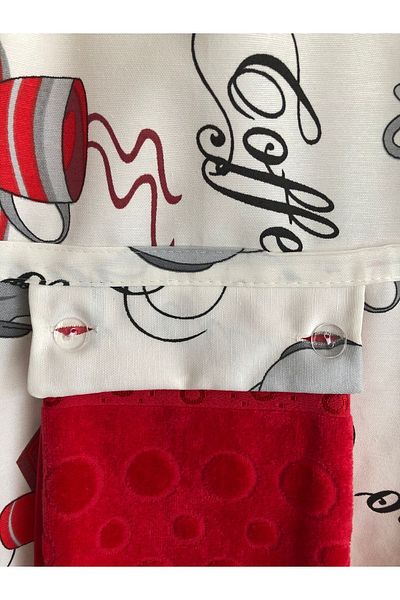 handyco Red Coffee Kitchen Apron