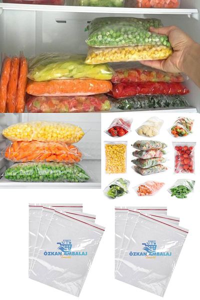 Özkan Ambalaj Temizlik 21X27 cm Ziplock Cabinet Bag - 50 Pieces