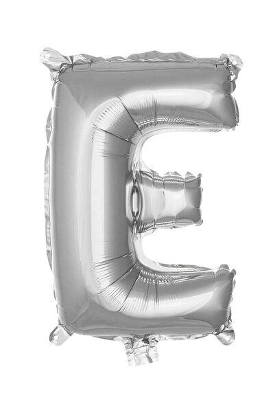 BİDOLUMUTLULUK Harf Gümüş Folyo Balon16 İnç 36 cm Parti Eğlence Kutlama