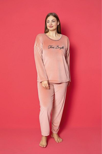 CALİA Set pijamale oversize damă din catifea NOUL SEZON