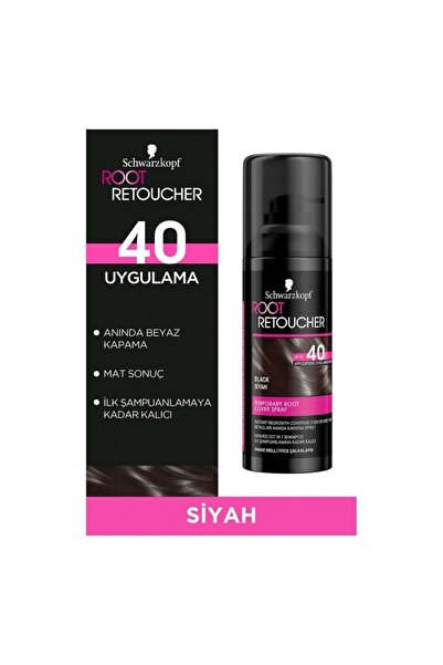 Root Retoucher Beyaz Kapatıcı Sprey Siyah 120 Ml