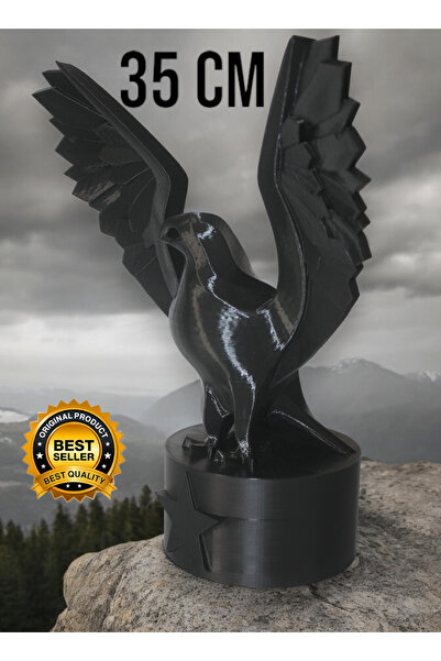 kocdesıng KARTAL BEŞİKTAŞ 35 CM  DEV BOY  DEKORATİF HEYKEL BİBLO