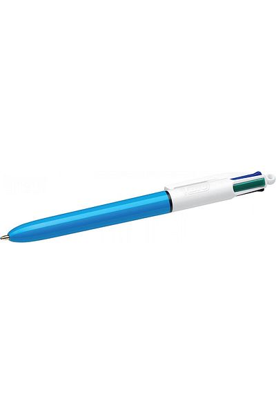 Bic 1.0mm Tip 4 Colors Ballpoint Pen - Blue, Red, Green and Black (3 Pieces)