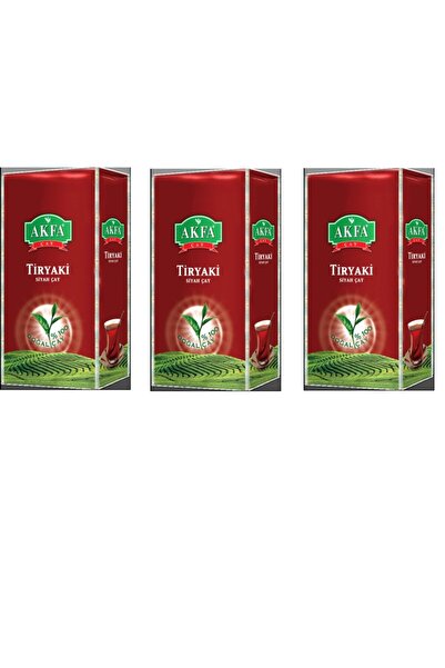 Afka Akfa Tiryaki Siyah Çay 1kg X 3