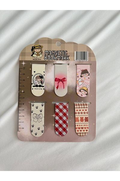 Planet Butik Nice Day Magnetic Bookmark Set of 6