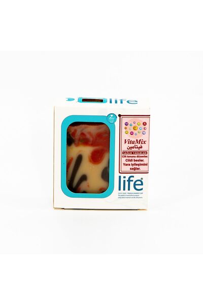olife soap صابون طبيعي مصنوع يدوياً بالفيتامينات - 100 جرام