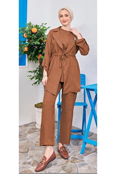 nessiatesettür Ženska odeća Hidžab Donji i Gornji Deo Trostruki Set