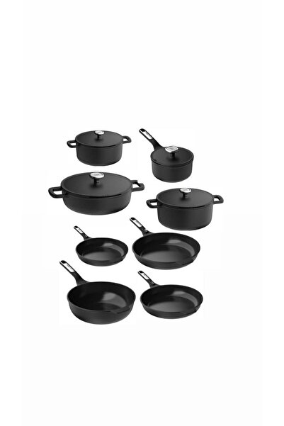 Berghoff ليو فانتوم - طقم وعاء ألومنيوم 12 قطعة مقاوم للحريق وغير لاصق