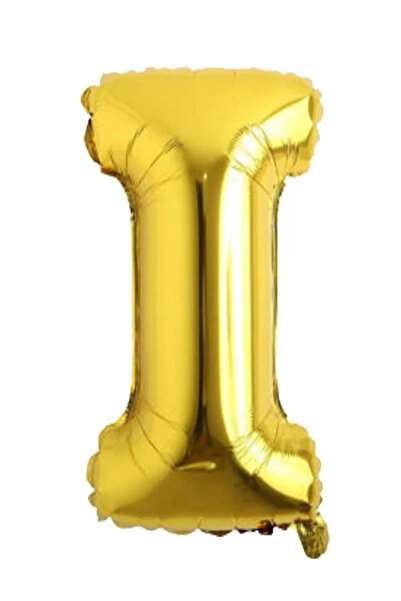 BİDOLUMUTLULUK Harf Gold Folyo Balon16 Inç 36 cm Parti Kutlama Eğlence