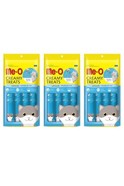 me-o Tavuk Ve Ciğerli Kedi Ödül Maması 15g X4 X 3 Adet