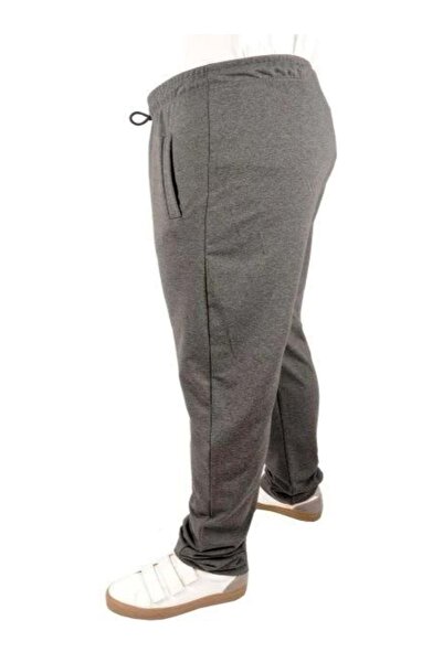 TANİŞ GİYİM JUMBO BATTAL KOMPAKT PENYE CEPLERİ FERMUARLI EŞOFMAN ALT