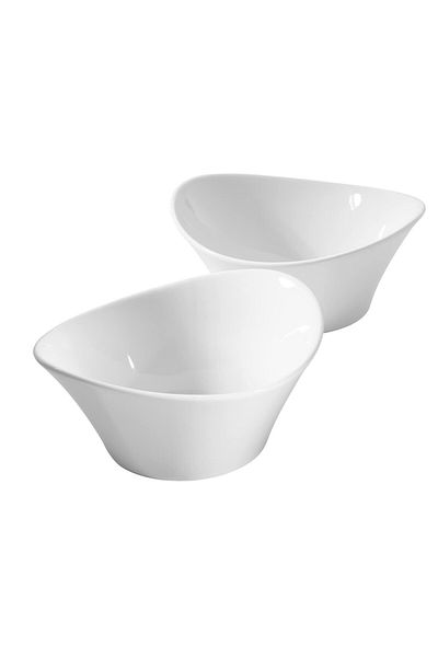 ultraform Porcelain Bowl 14x7cm Snack Bowl 4-Piece Kitchen Utensil Appetizer Presentation Plate Hotel Quality Hard Porcelain