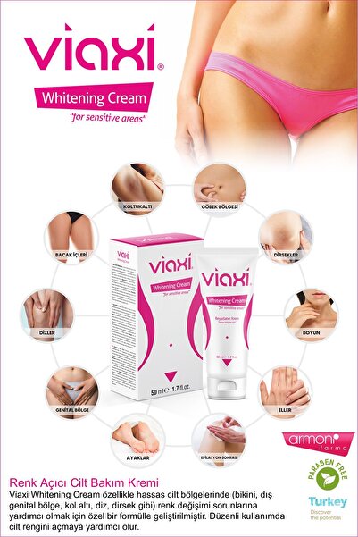 Viaxi Whitenning Beyazlatıcı Renk Açıcı Cilt Bakım Kremi 50 ml