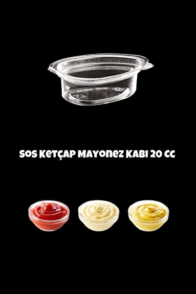 Özkan Ambalaj Temizlik Çiğköfte Sos Kabı Ketçap Mayonez Nar Ekşisi 20 Cc 100 ...