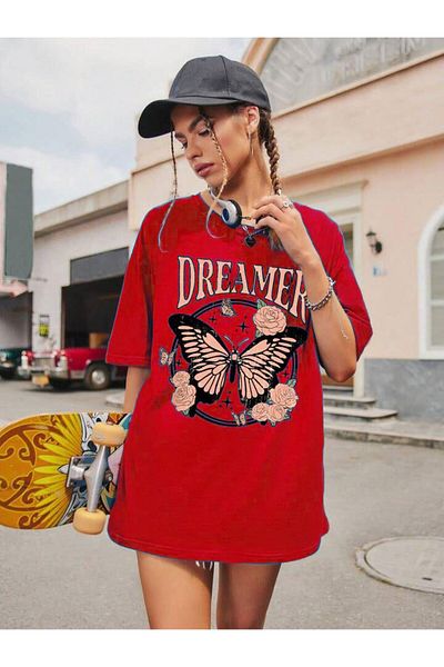 Medinenur Unisex Dreamer Printed T-Shirt